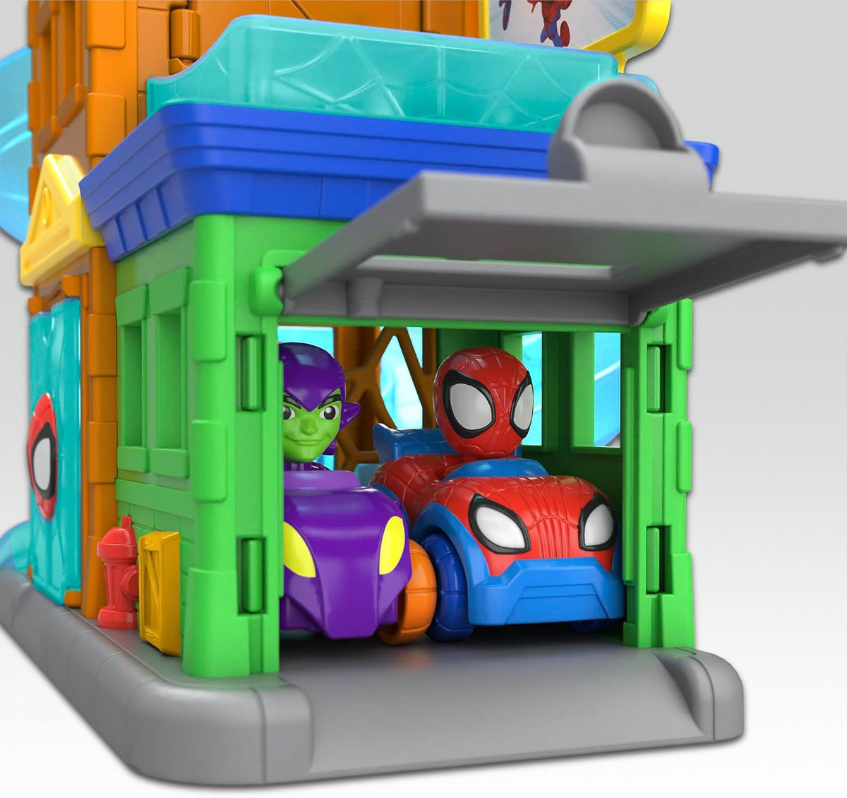 Marvel SuperRollers Web-City Playset