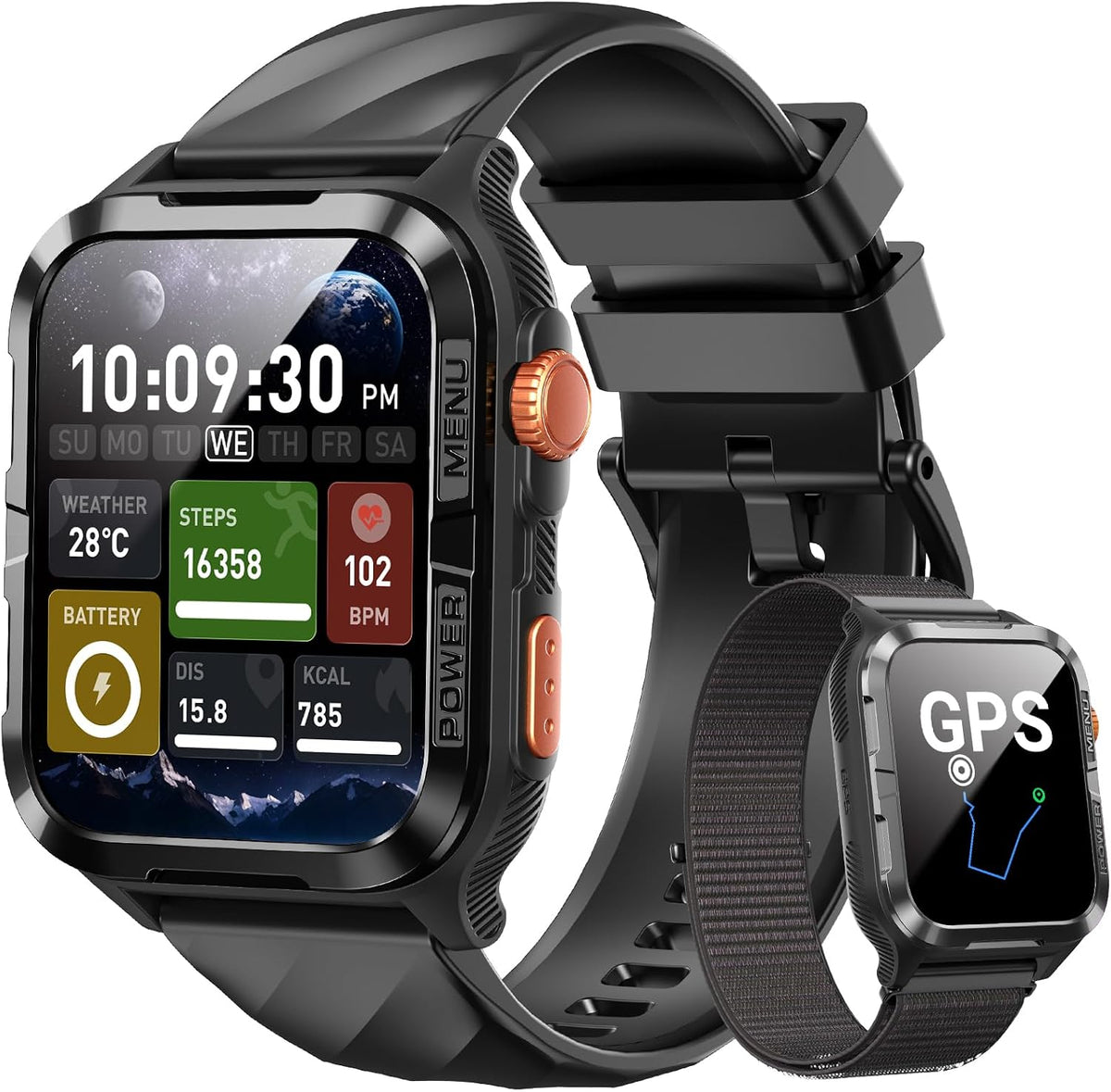 IOWODO Reloj inteligente GPS para hombre con ChatGPT