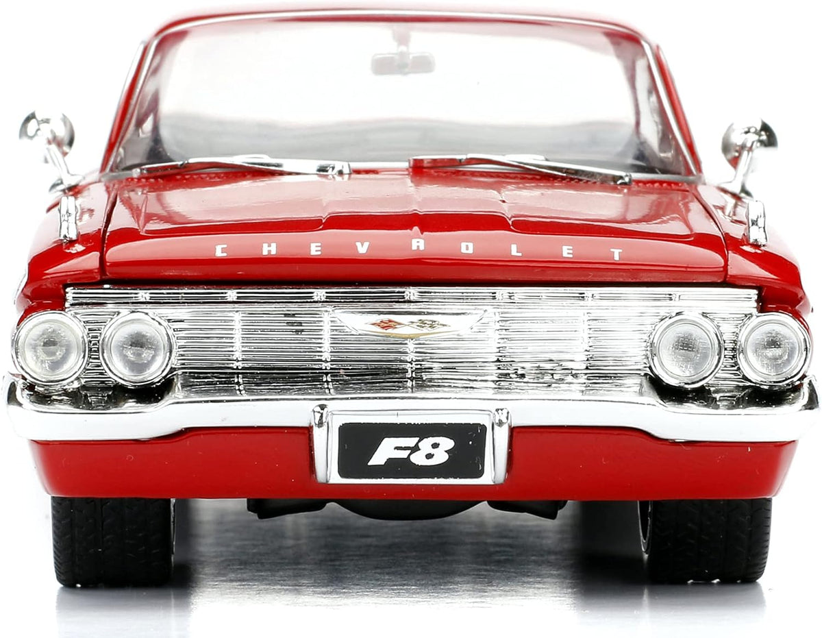Jada Toys Fast & Furious 8 - Vehículo de Dom, Chevy Impala, 1:24, moldeado a presión.