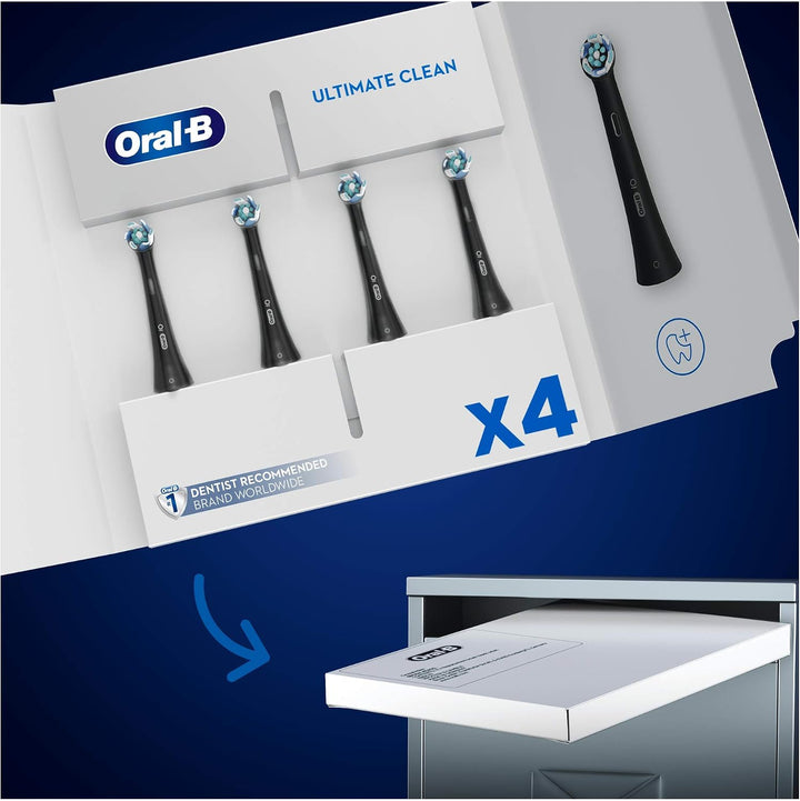 Oral-B iO Ultimate Clean Cabezales de cepillo de repuesto, limpieza...