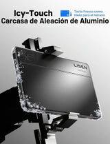 LISEN Banco de energía ultra delgado de 0.2 pulgadas, carga rápida,...