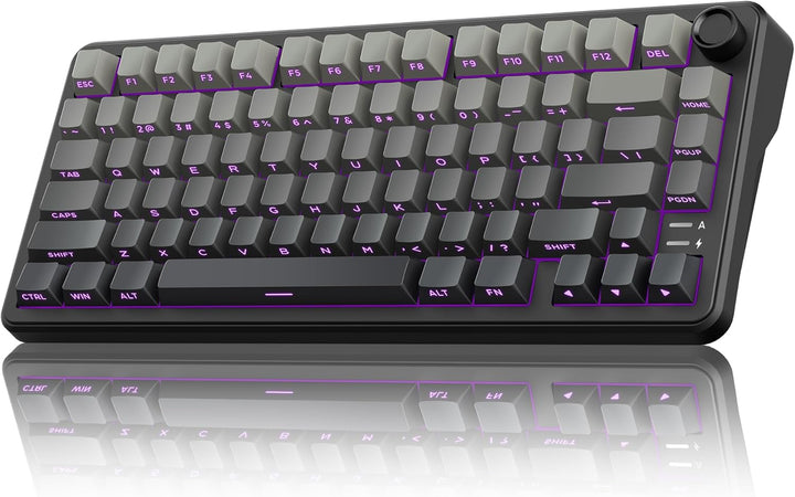 RedThunder K75 Teclado mecánico inalámbrico para juegos, 75% teclad...