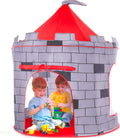 Play22 Tienda de Juego para Niños Castillo de Caballero - Tienda Portátil Emergente - Plegable en Bolsa de Transporte - Juego para Niños para Uso en Interiores y Exteriores - Casa de Juegos para Niños
