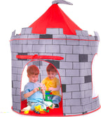 Play22 Tienda de Juego para Niños Castillo de Caballero - Tienda Portátil Emergente - Plegable en Bolsa de Transporte - Juego para Niños para Uso en Interiores y Exteriores - Casa de Juegos para Niños