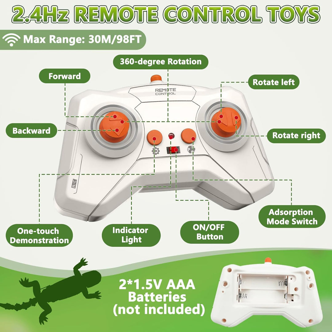 Youngyes Wall Crawler Gecko robot recargable de control
