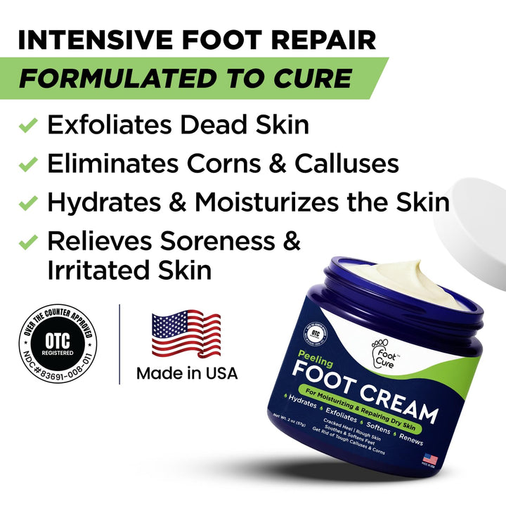 FOOT CURE Juego de pedicura exfoliante y removedor de callos \u2013...