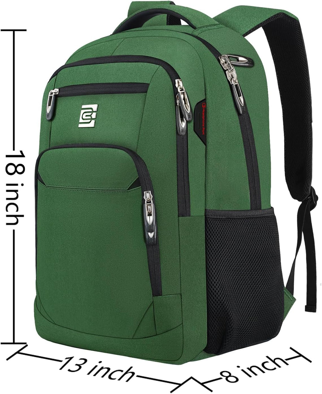Mochila para computadora portátil, delgada, duradera e impermeable,...