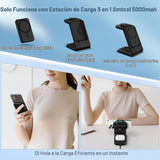 Smtcsl Batería inalámbrica de 5000 mAh: Cargador portátil con cable...