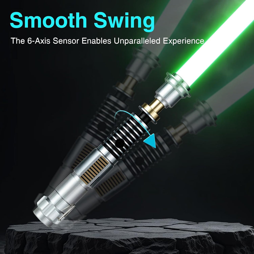 SaberLabs Lightsaber con Bluetooth App, Smooth Swing, Sound Fonts, Motion Control Light Saber para Adults, Cosplay