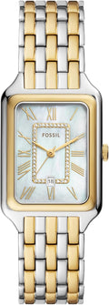 Fossil Raquel - Reloj de cuarzo y acero inoxidable para mujer, con tres manecillas