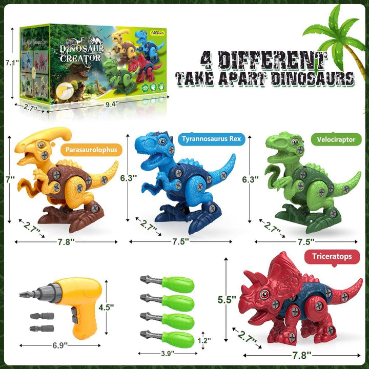 Juguetes de dinosaurio para niños de 3 4 5 6 7 años