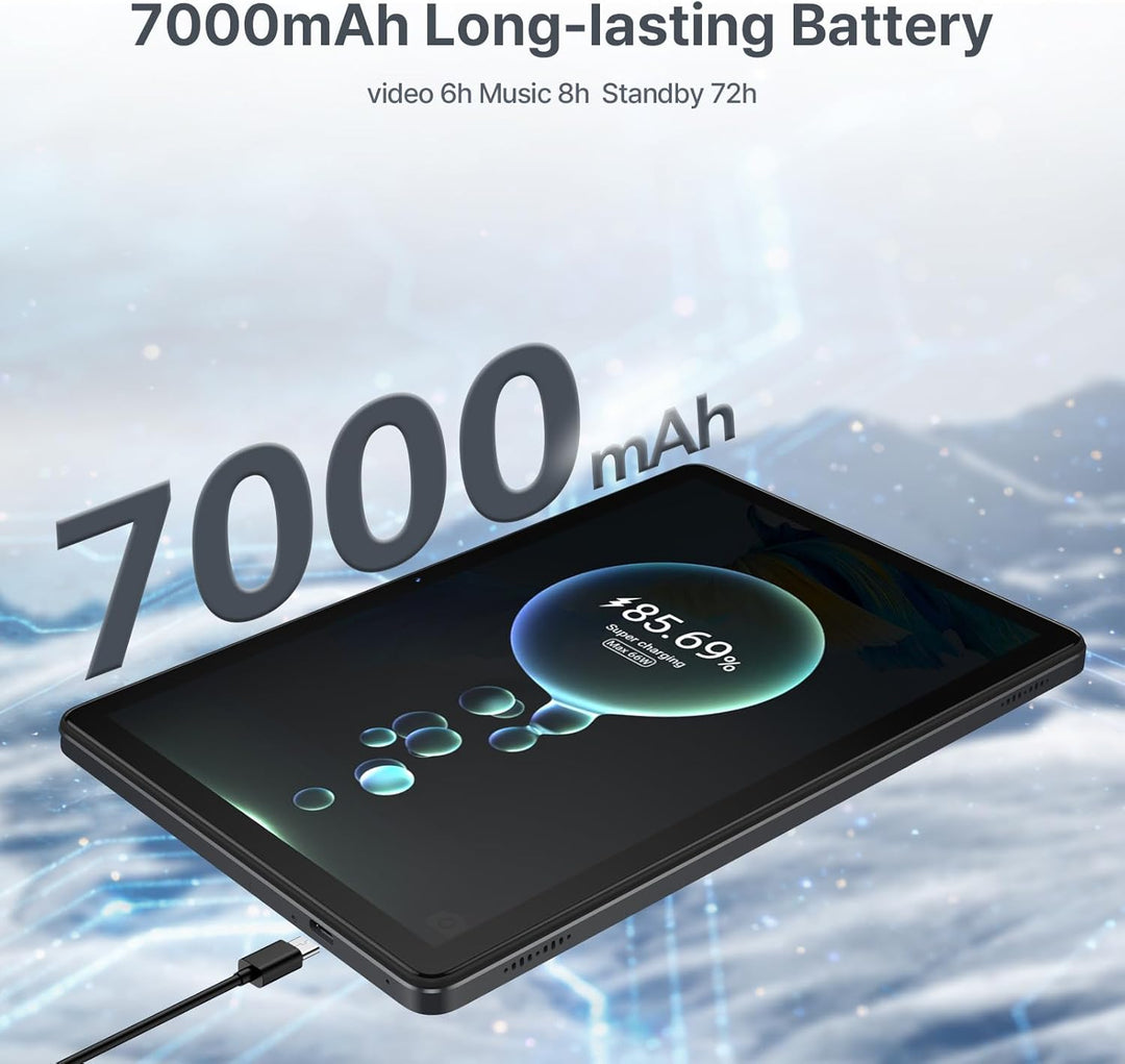 Tableta de 10,1 pulgadas, tableta Android 16 con 12 GB de RAM 64 GB...