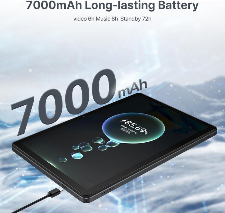 Tableta de 10,1 pulgadas, tableta Android 16 con 12 GB de RAM 64 GB...