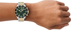 Emporio World Explorer - Reloj de acero inoxidable con cronógrafo bicolor para hombre (modelo: AR11695)