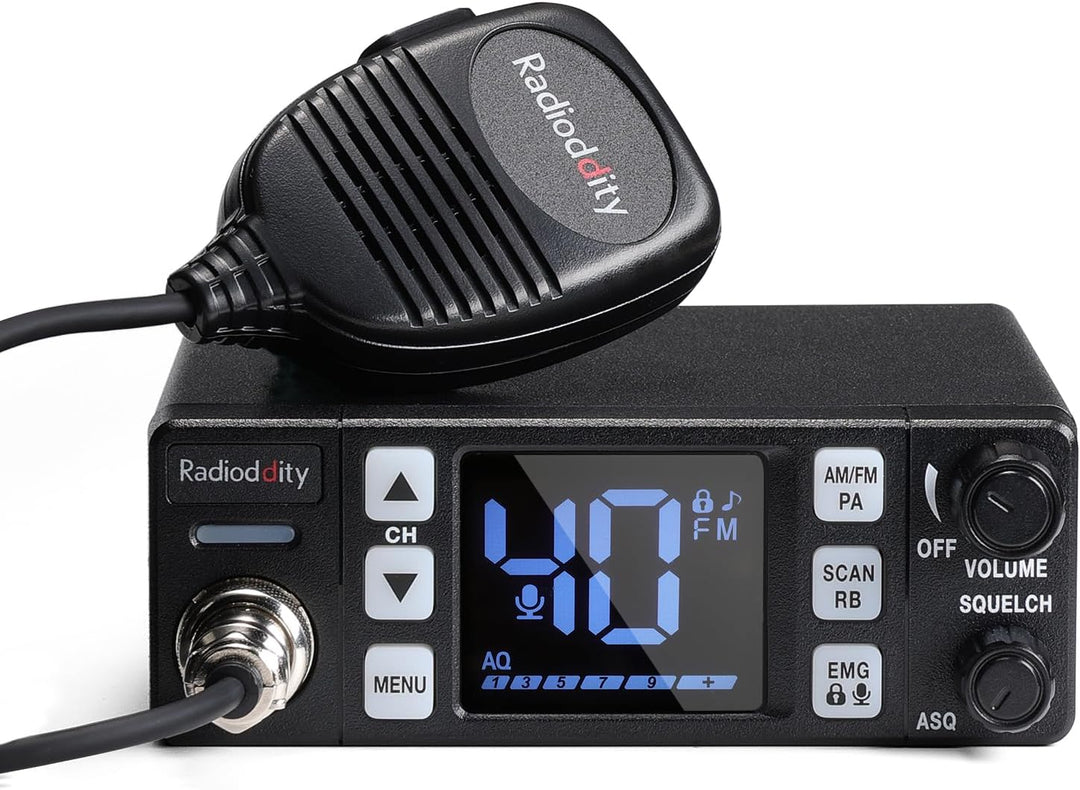 Radioddity Radio CB-606 CB radio CB móvil de 40 canales