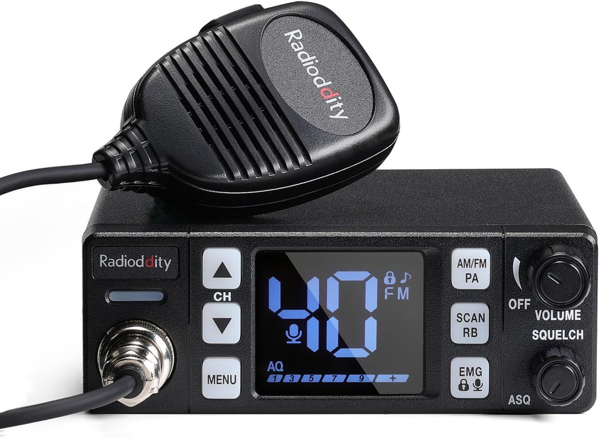 Radioddity Radio CB-606 CB radio CB móvil de 40 canales