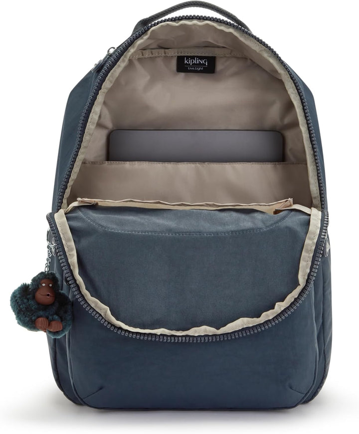 Kipling Mochila para portátil Seoul de 15 pulgadas para mujer, dura...
