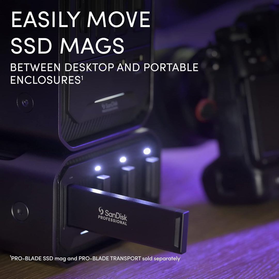 SanDisk Professional Estación PRO-Blade de 0 TB - Potente carcasa d...