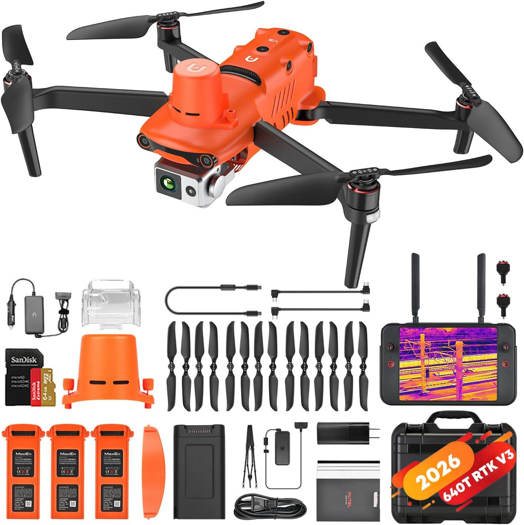 Autel Robótica EVO II Dual 640T RTK V3, 640T con posicionamiento a nivel de