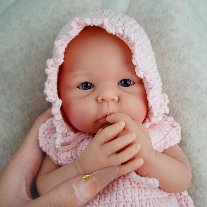 MYREBABY Muñeca bebé de silicona de cuerpo completo de 30 cm \/ 12...