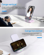 Cargador rápido NANAMI, soporte de carga inalámbrico máximo de 15 W con adaptador PD20W