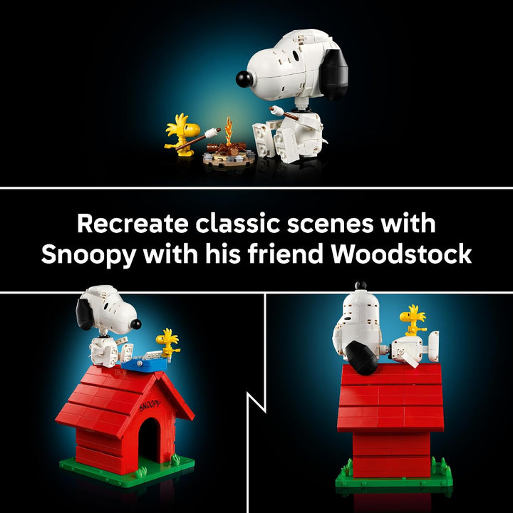 LEGO Ideas Peanuts: Caseta del perro de Snoopy 21368 | Juego de con...