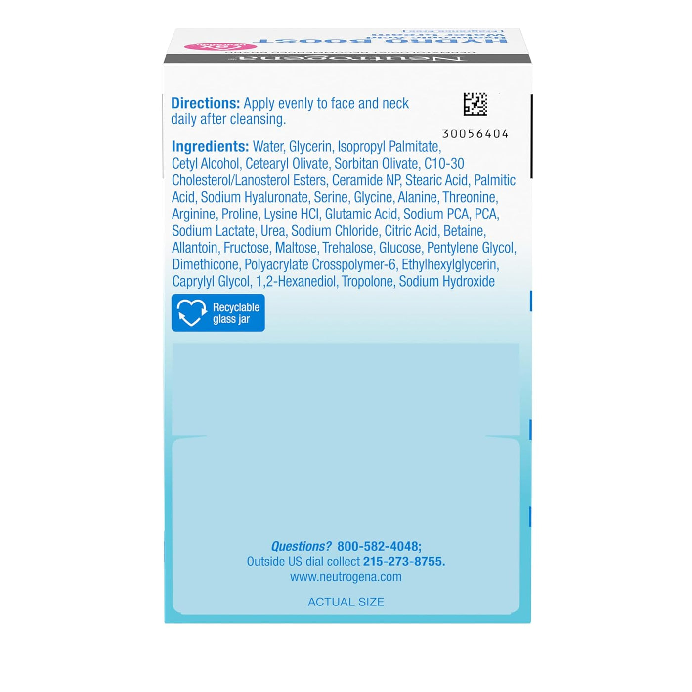 Neutrogena Hydro Boost - Crema de agua, hidratación de 72 horas par...