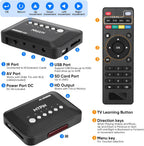 4K@30hz HDMI TV Media Player con salida HDMI/AV, reproductor MP4 digital
