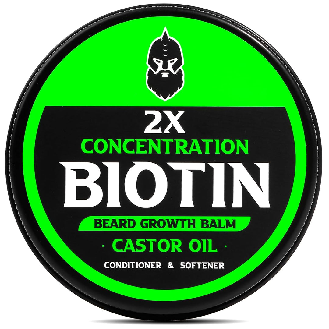 First Melody Bálsamo para barba, Biotina Espesante 2X, con aceite d...