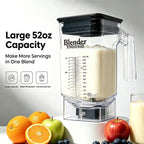 K80 Frasco de licuadora de repuesto, 52 oz para K80, K85, jarra de