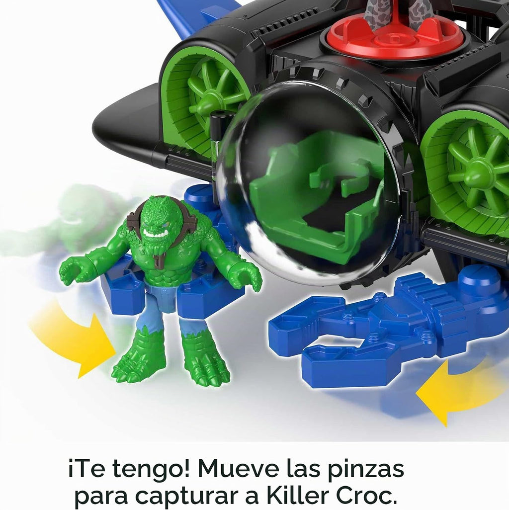 Figura de acción Fisher-Price Imaginext DC Super Friends, de Batman, Batsub