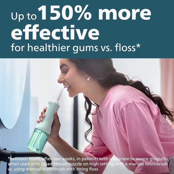Philips Sonicare - Hilo dental inalámbrico 3000, hilo dental de agu...
