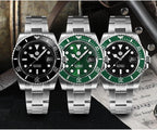 San Martin SN0017G-E - Reloj mecánico automático para hombre, 1.575 pulgadas, 20 bares, reloj de buceo, resistente al agua