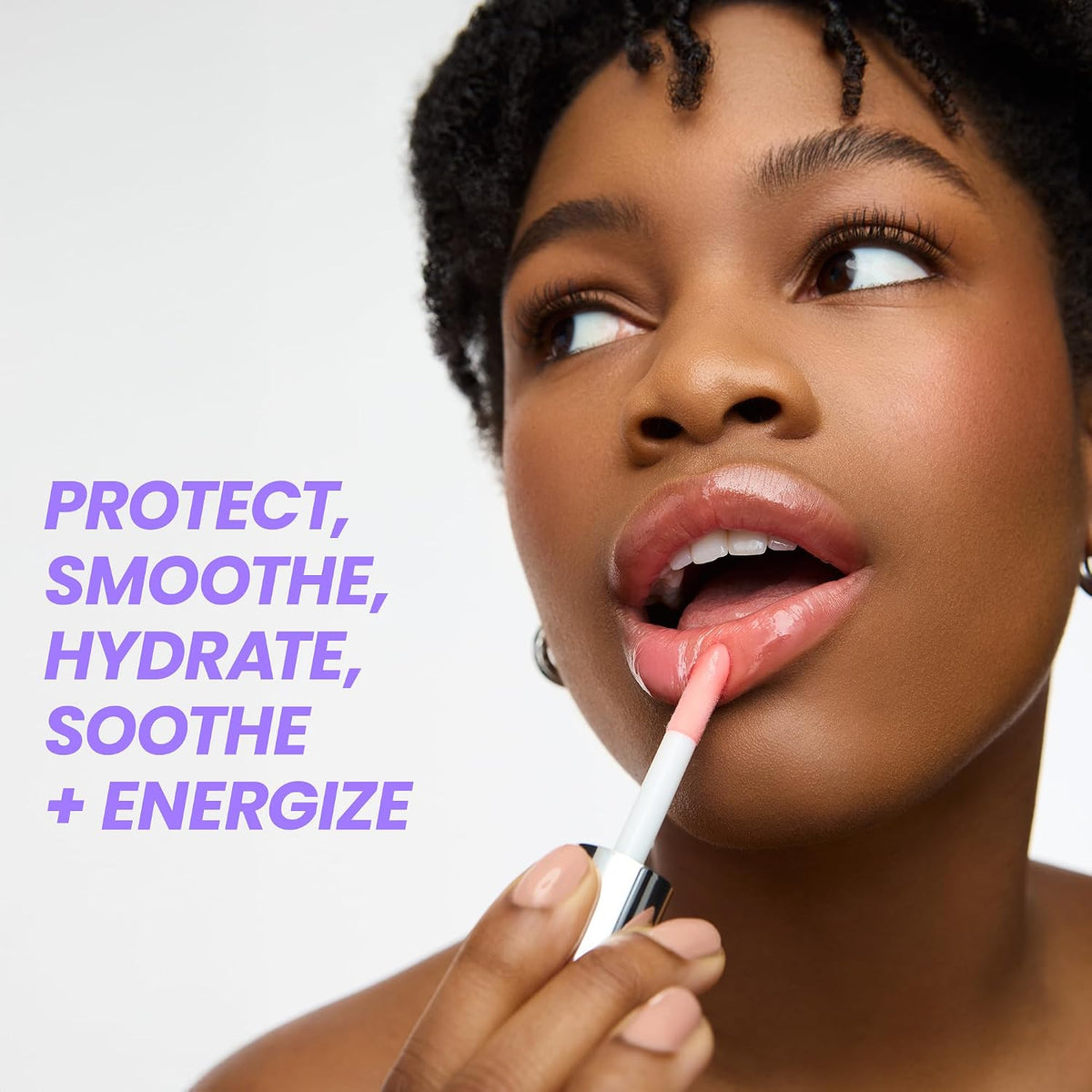 Wonderskin Lip Oil Rehab Serum - Aceite labial tintado, hidratante,...