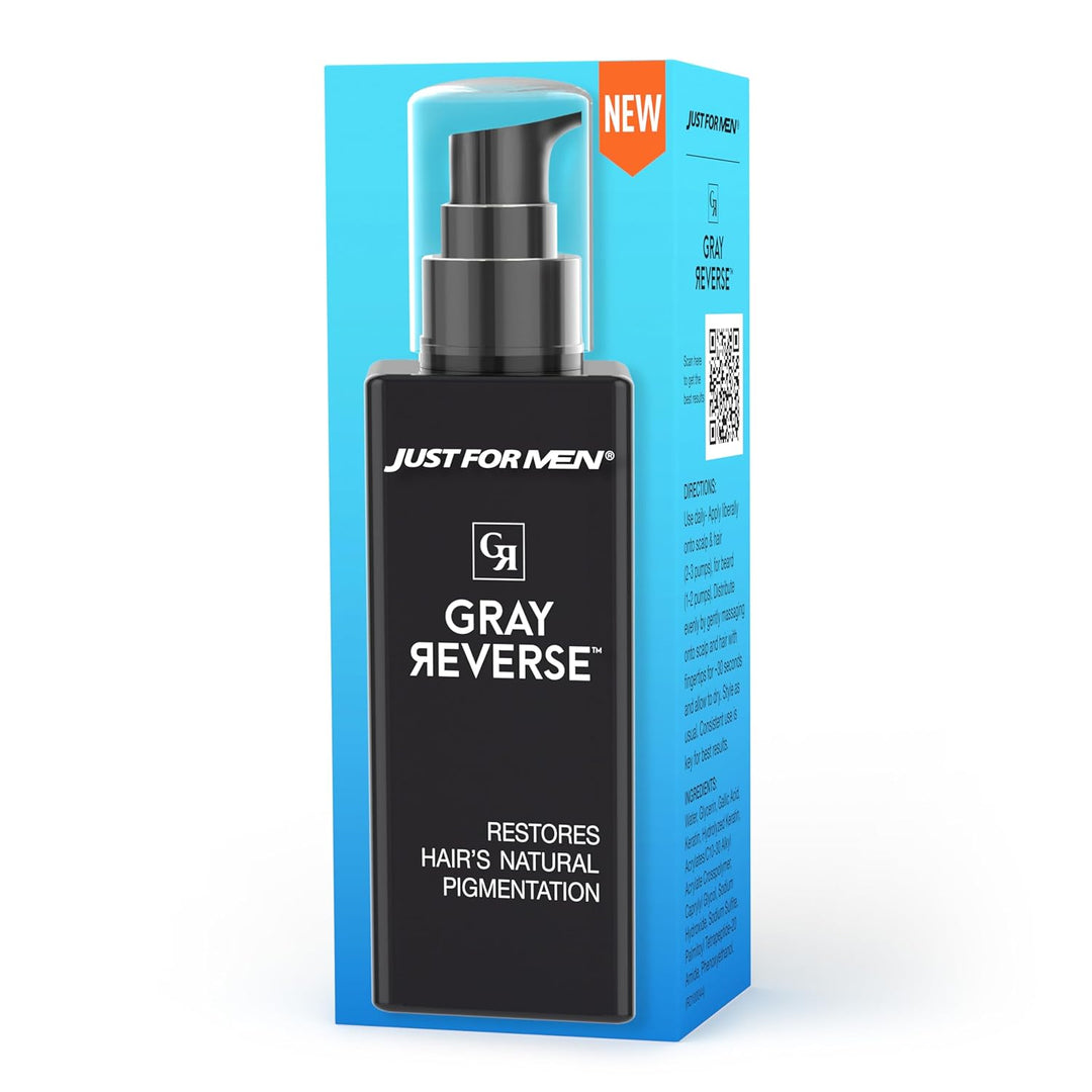 Just for Men Gray Reverse - Suero diario para el cabello, reduce gr...