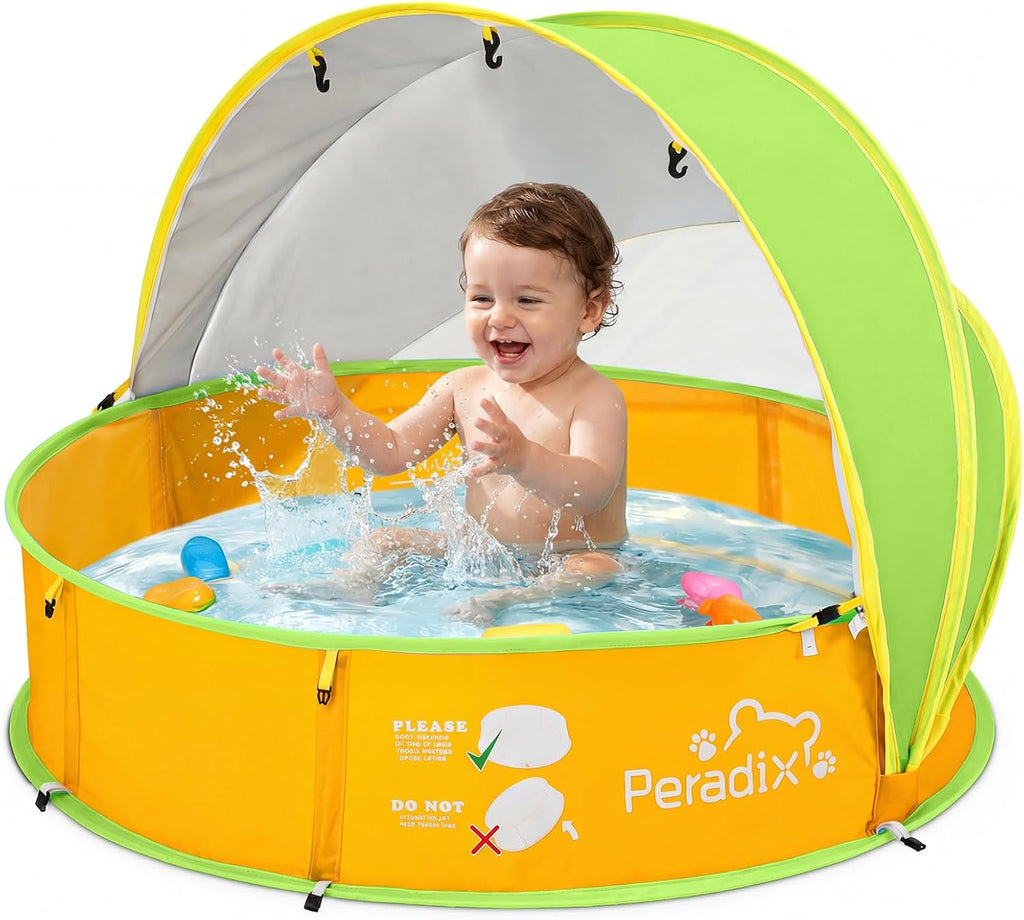 Peradix - Piscina infantil para niños y mascotas, tienda de campaña para