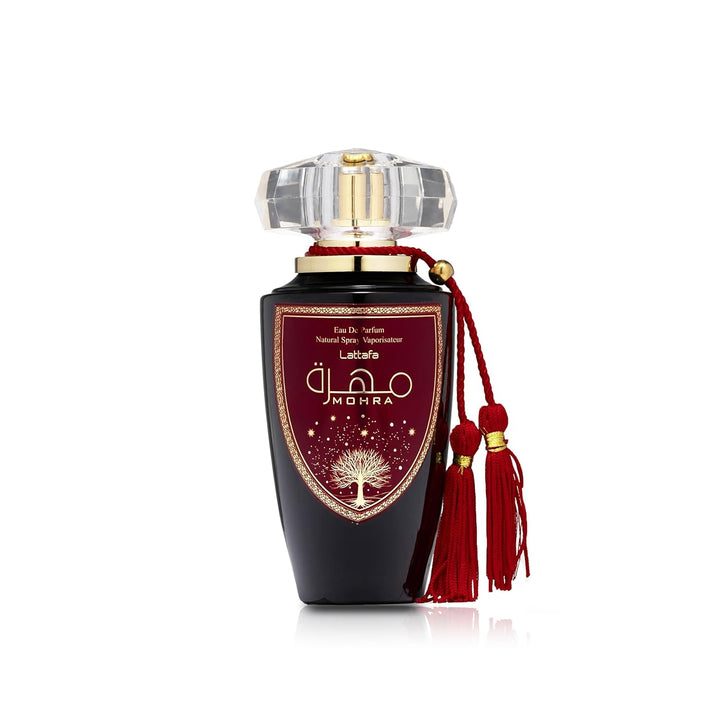 Lattafa Mohra para Unisex Eau de Parfum en Spray, 3.4 onzas \/ 100 ml
