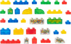 Jelly Blox Caja de Almacenamiento 2-en-1 Stash 'N Stack