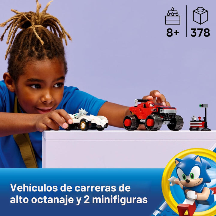 LEGO Sonic The Hedgehog Silver - Juguete de construcción de camión...