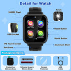 Reloj inteligente para niños, 39 juegos, cámara, video, música, podómetro, grabadora
