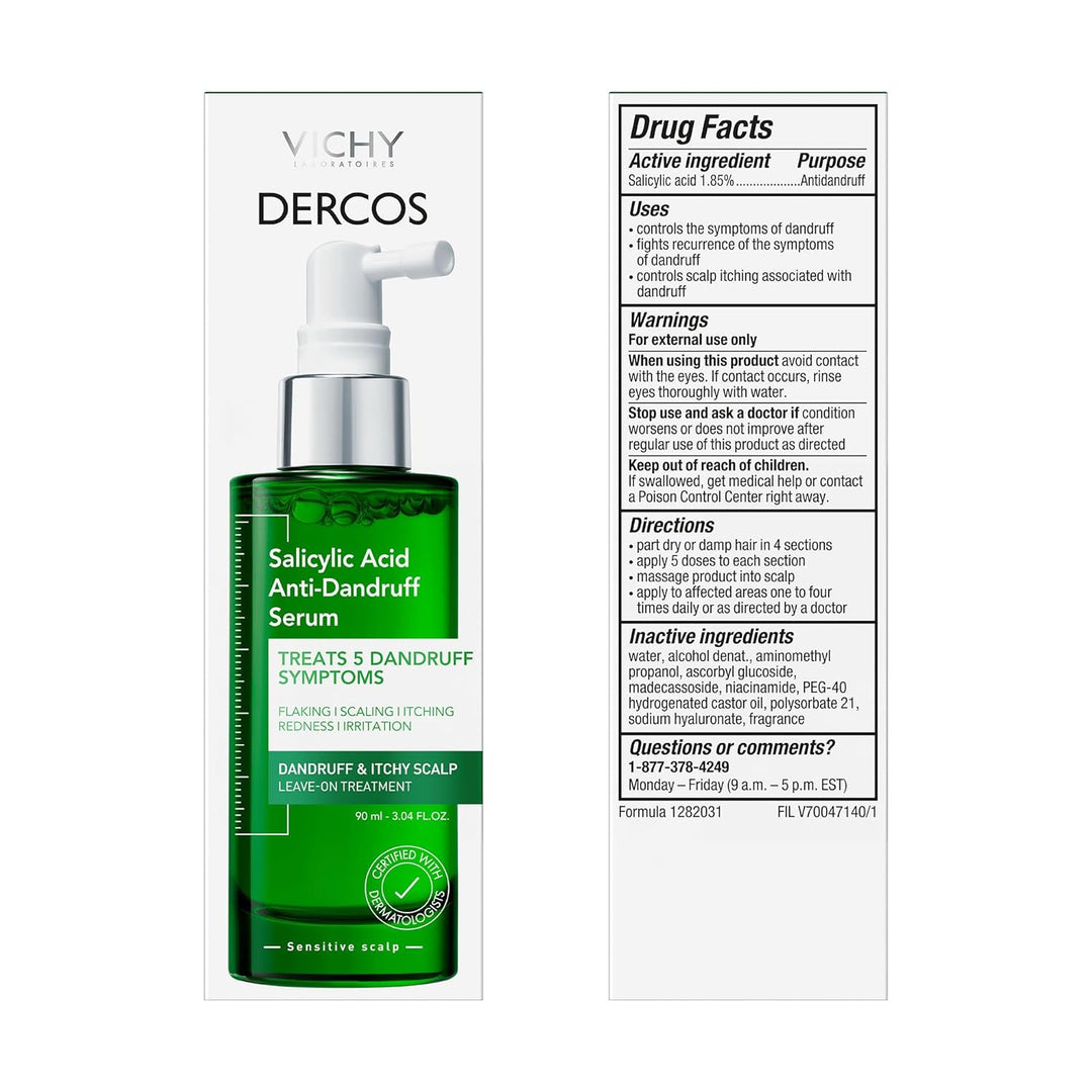 Dercos Tratamiento Anticaspa con Ácido Salicílico, Tratamiento para...