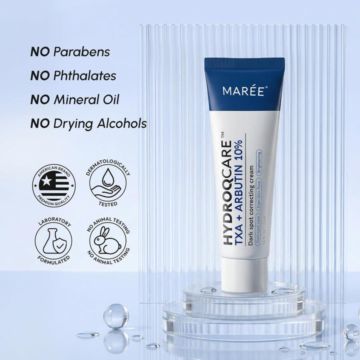 MAREE Crema de ácido tranexámico y alfa arbutina - Crema facial con...