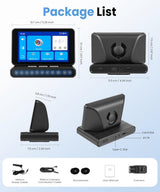 Orderich Cámara de coche para asiento trasero, pantalla IPS de 3.97...