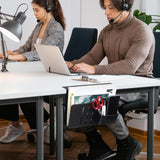 LUKETURE Soporte para laptop, almacenamiento lateral de escritorio...
