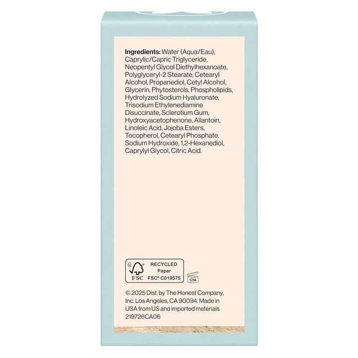 Honest Beauty Crema Hidratante Ligera Diaria para Piel Sensible | R...