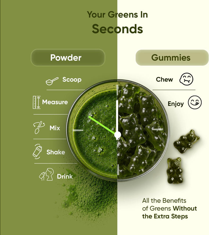 WeightWorld Super Greens Gummies - Energía, inmunidad, salud intest...