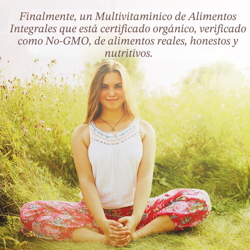 Suplemento multivitamínico orgánico Garden of Life, para mujer, tab...