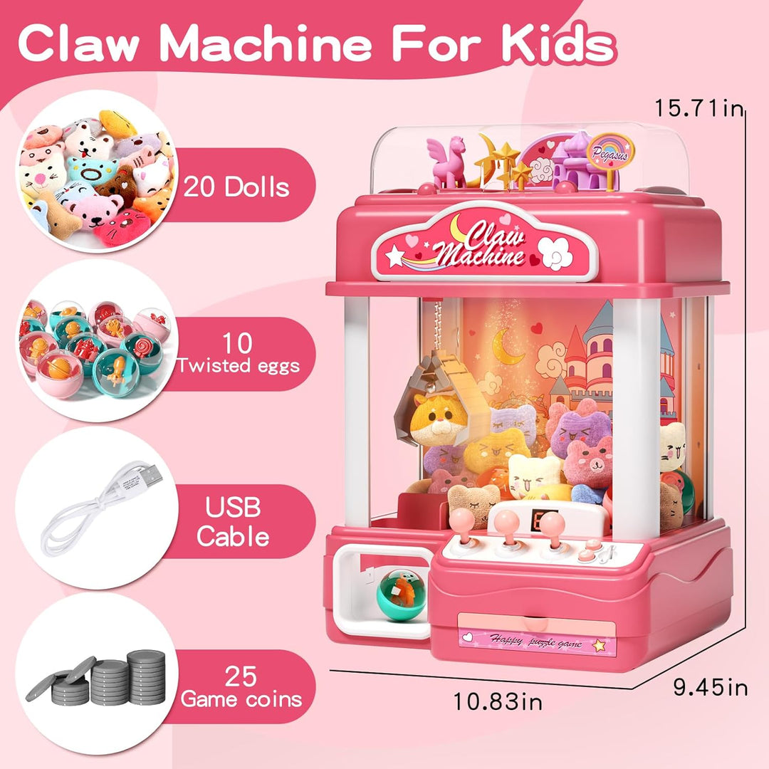 Aiqi - 55 piezas de máquina grande de garras para niños, expendedor...