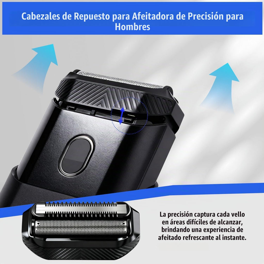 Cuchillas de repuesto para afeitadoras MANSCAPED Handyman, color negro, 2