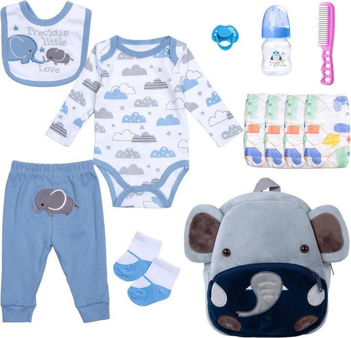 Juego de 12 piezas de accesorios de ropa de muñeca Reborn para muñe...